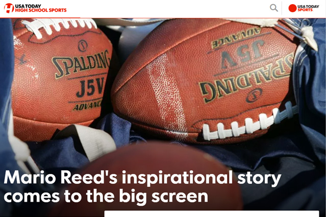 Mario Reed’s inspirational story comes to the big screen